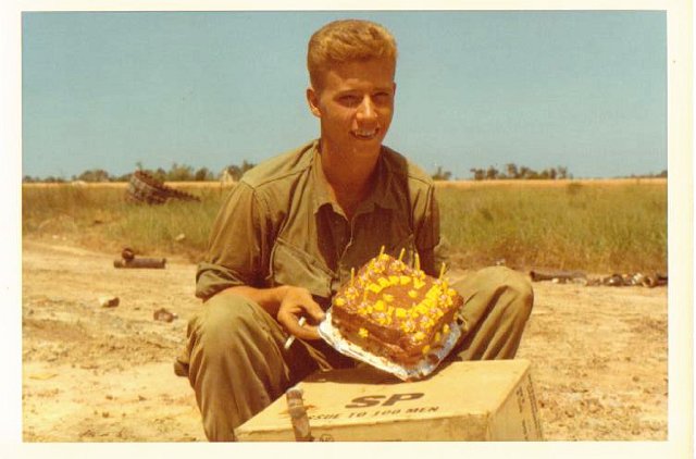 2-2 squad, Roger Marshal with birthday cake